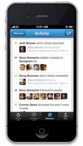 aggiornamento twitter per iphone e android